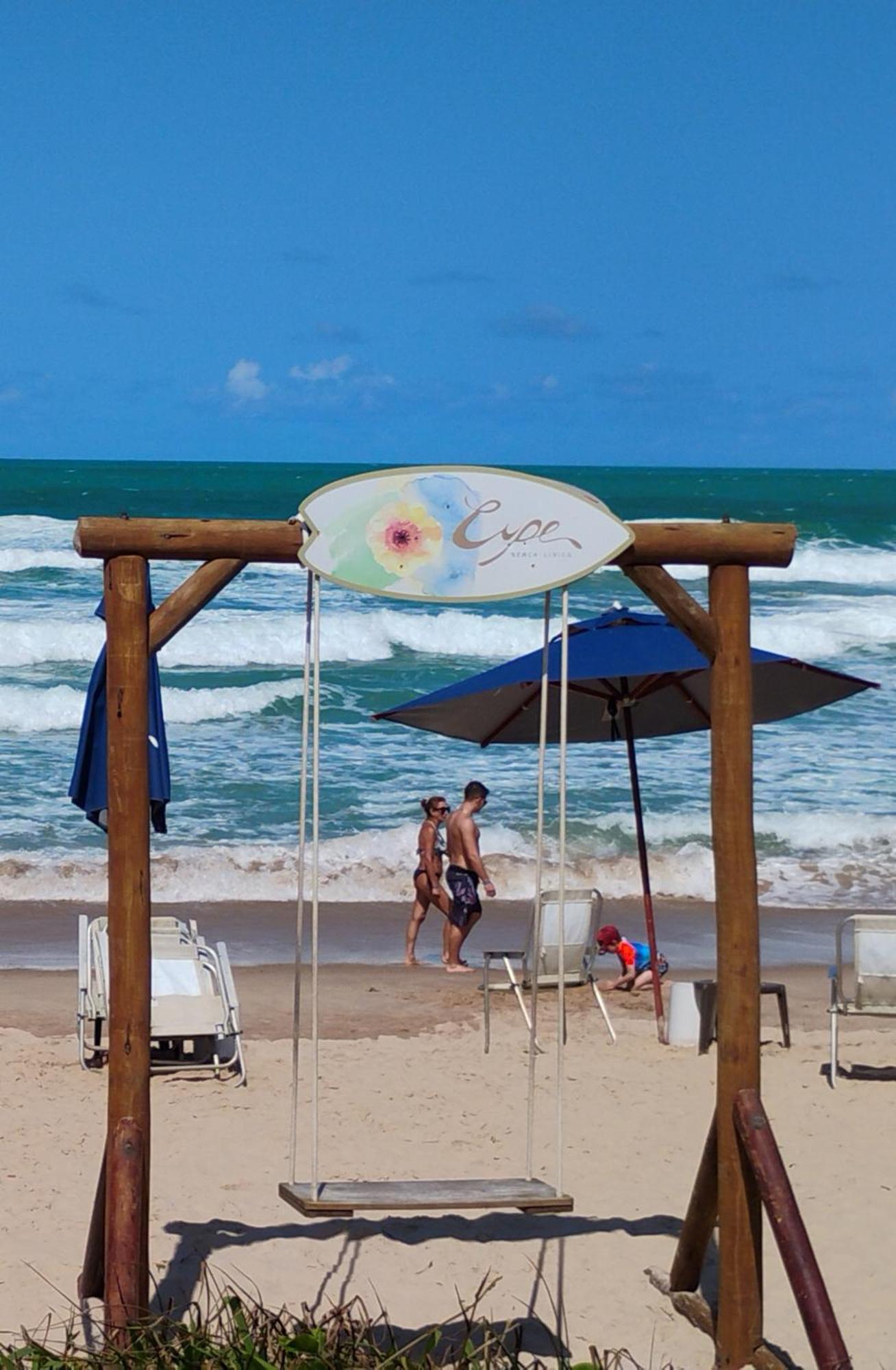 Flat Beira Mar Cupe Beach Living - Porto De Galinhas Exterior photo